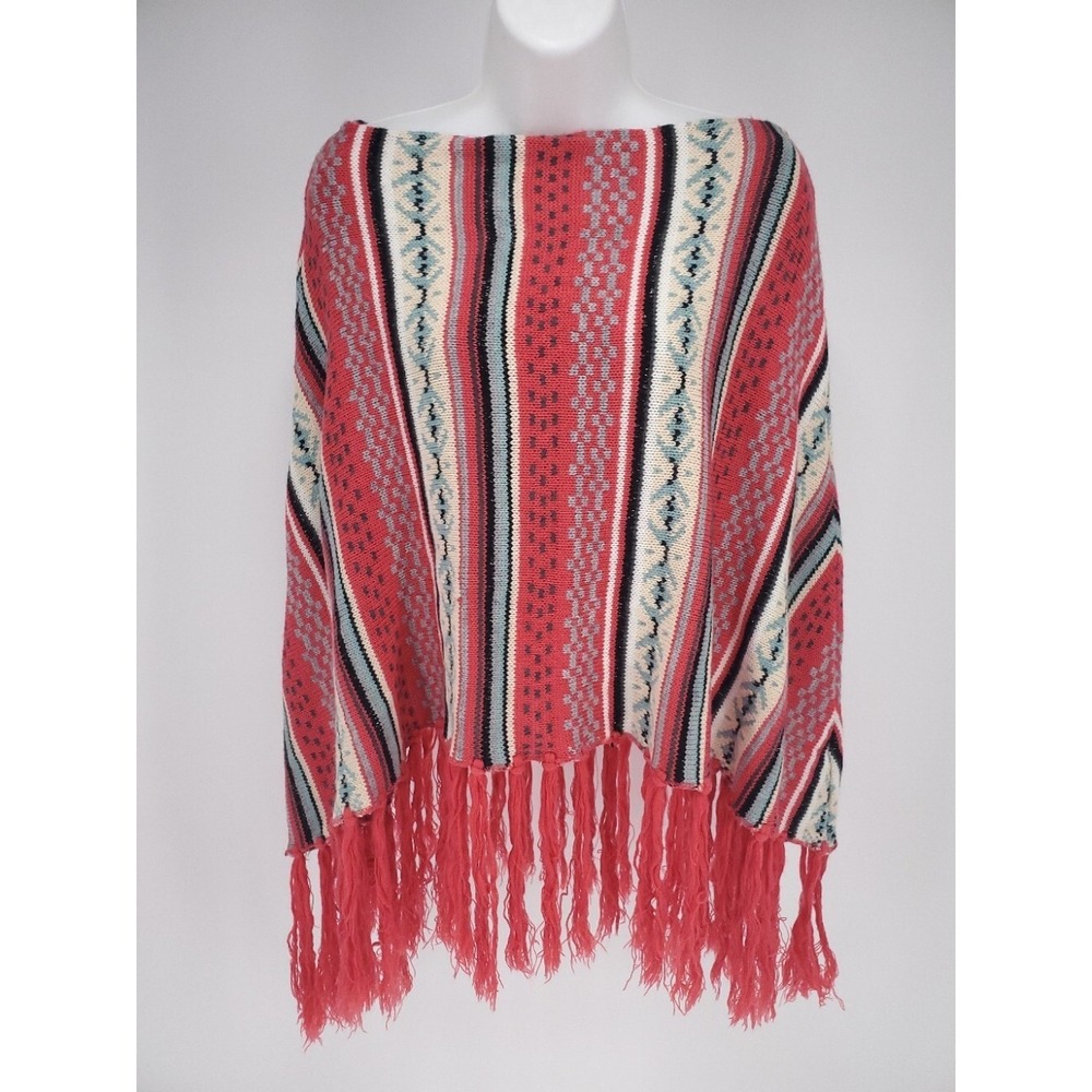 Womens Size Small Southwestern Poncho Cape Western Cowgirl